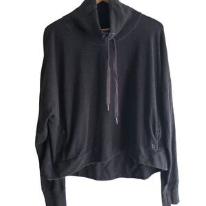Sweaty Betty Harmonise Sweatshirt XXL Charcoal Gray Slouchy Pullover